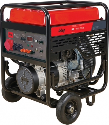 Бензиновый генератор с электростартером и коннектором автоматики FUBAG BS 11000 DA ES