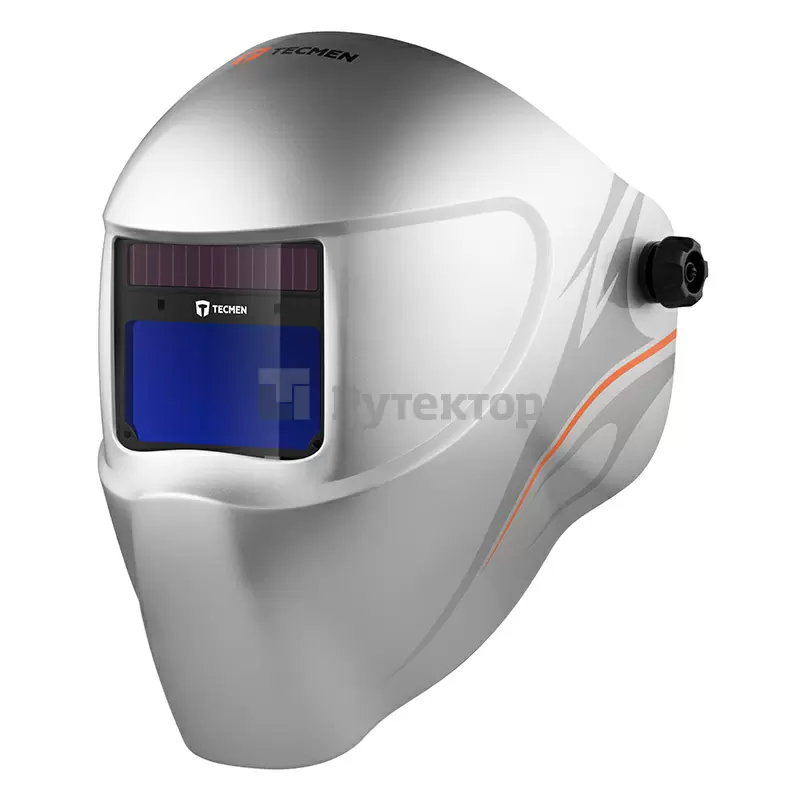 Сварочная маска с автоматическим светофильтром (АСФ) Хамелеон Tecmen ADF 740L Cерая