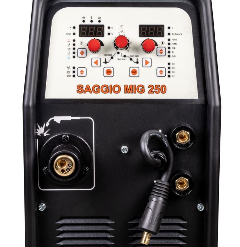 Полуавтомат SAGGIO MIG 250 с маской Хамелеон